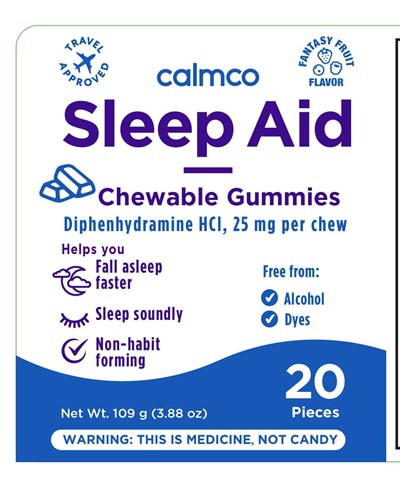 Sa Gummy 20ct Ft (Calmco Sleep Aid Gummies Fruit 20ct)